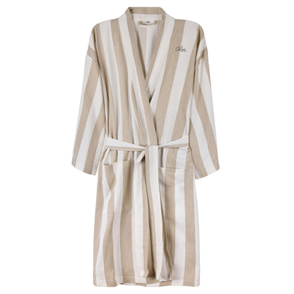 Beige - Front - Vinga Unisex Adult Ornos Hammam Robe