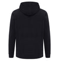 Black - Back - Iqoniq Unisex Adult Trivor Microfleece Hoodie