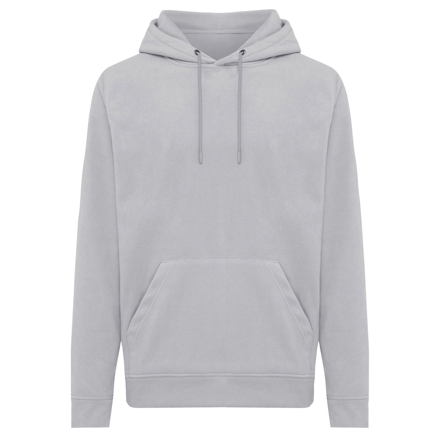 Storm Grey - Front - Iqoniq Unisex Adult Trivor Microfleece Hoodie