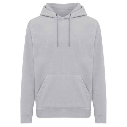 Storm Grey - Front - Iqoniq Unisex Adult Trivor Microfleece Hoodie