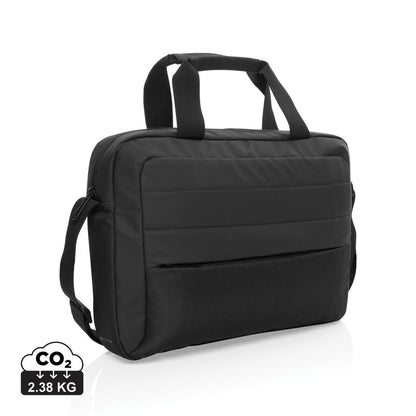 Black - Front - XD Xclusive Armond RPET Aware Laptop Bag