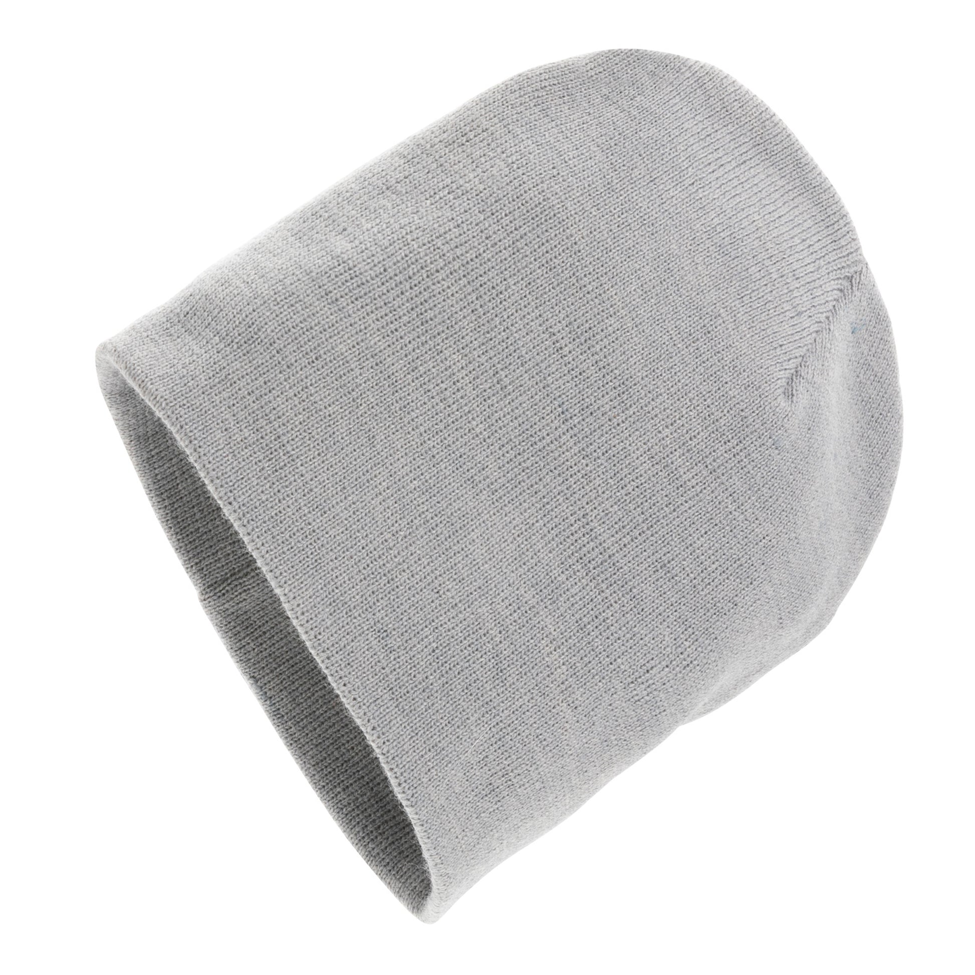 Grey - Back - XD Collection Polylana Classic Beanie