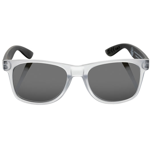 Black - Front - XD Collection Gleam Recycled Polycarbonate Mirrored Sunglasses