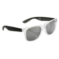 Black - Side - XD Collection Gleam Recycled Polycarbonate Mirrored Sunglasses