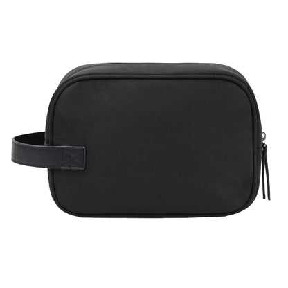Black - Front - Vinga Marlow Recycled Polyester Toiletry Bag