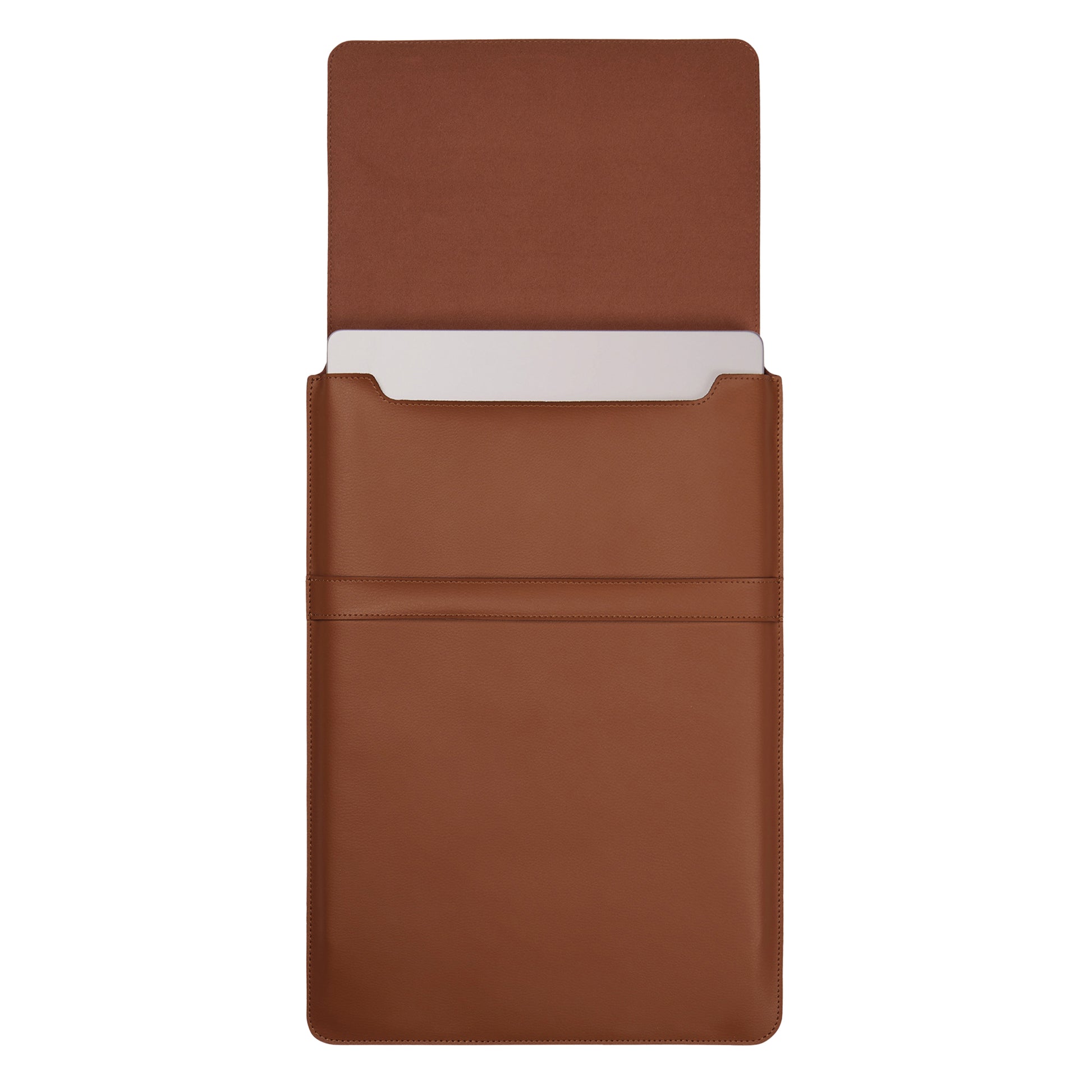 Brown - Back - Vinga Timo RPET Laptop Sleeve