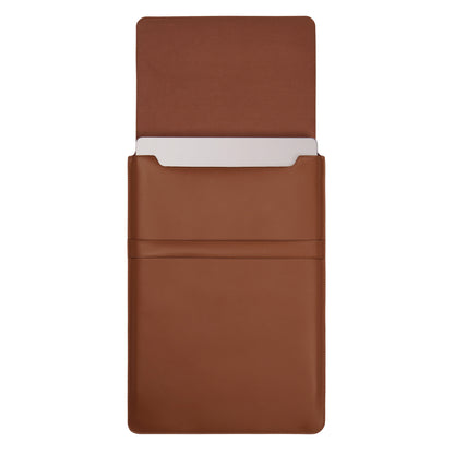 Brown - Back - Vinga Timo RPET Laptop Sleeve