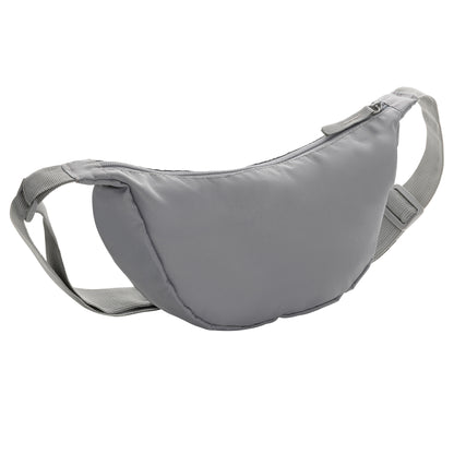Silver Grey - Back - XD Collection Aware Crescent Shaped RPET Sling