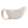 Beige - Back - XD Collection Aware Crescent Shaped RPET Sling