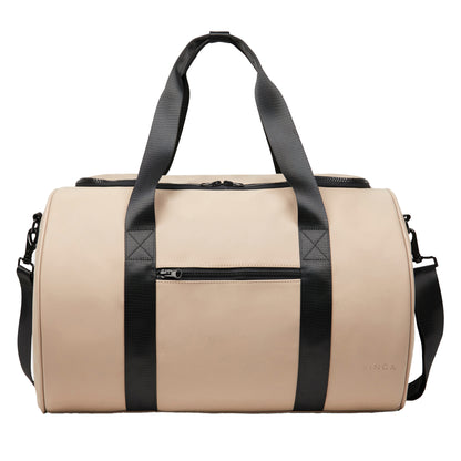 Greige - Front - Vinga Baltimore 34L Duffle Bag