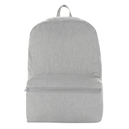 Grey - Front - XD Collection Recycled Canvas Backpack