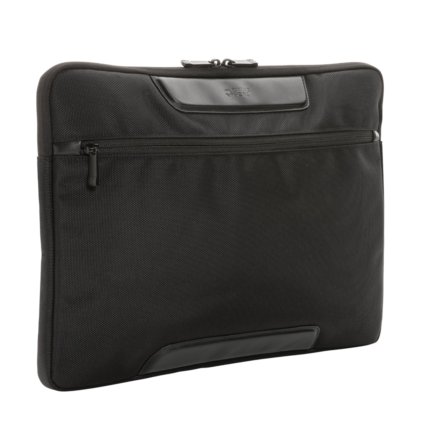 Black - Side - Swiss Peak Voyager RPET Aware Laptop Bag