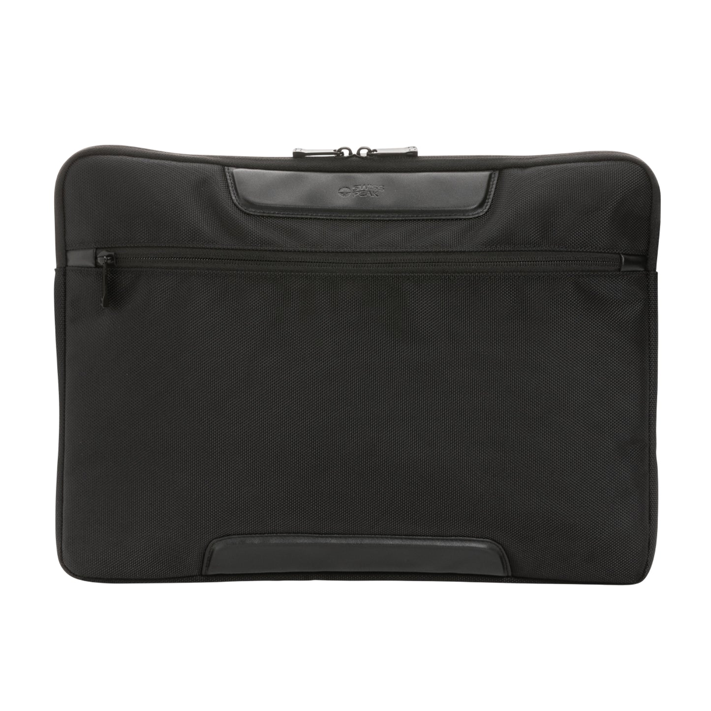 Black - Front - Swiss Peak Voyager RPET Aware Laptop Bag