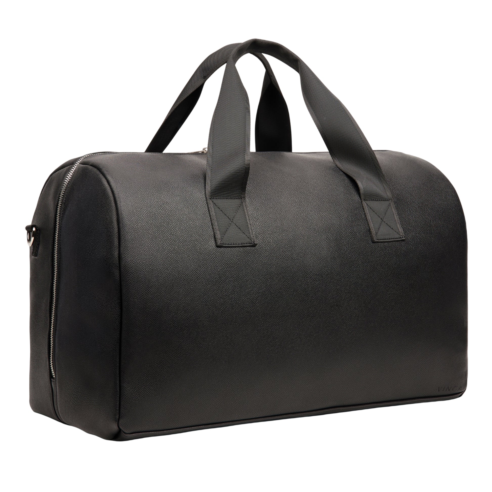 Black - Back - Vinga Bermond PU Weekend Bag