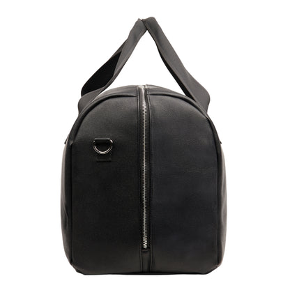 Black - Side - Vinga Bermond PU Weekend Bag