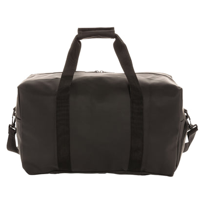 Black - Back - XD Collection PU Duffle Bag