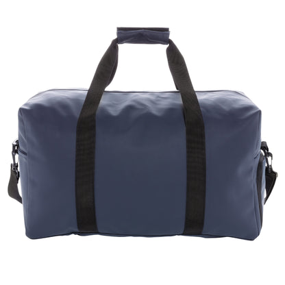 Navy - Back - XD Collection PU Duffle Bag