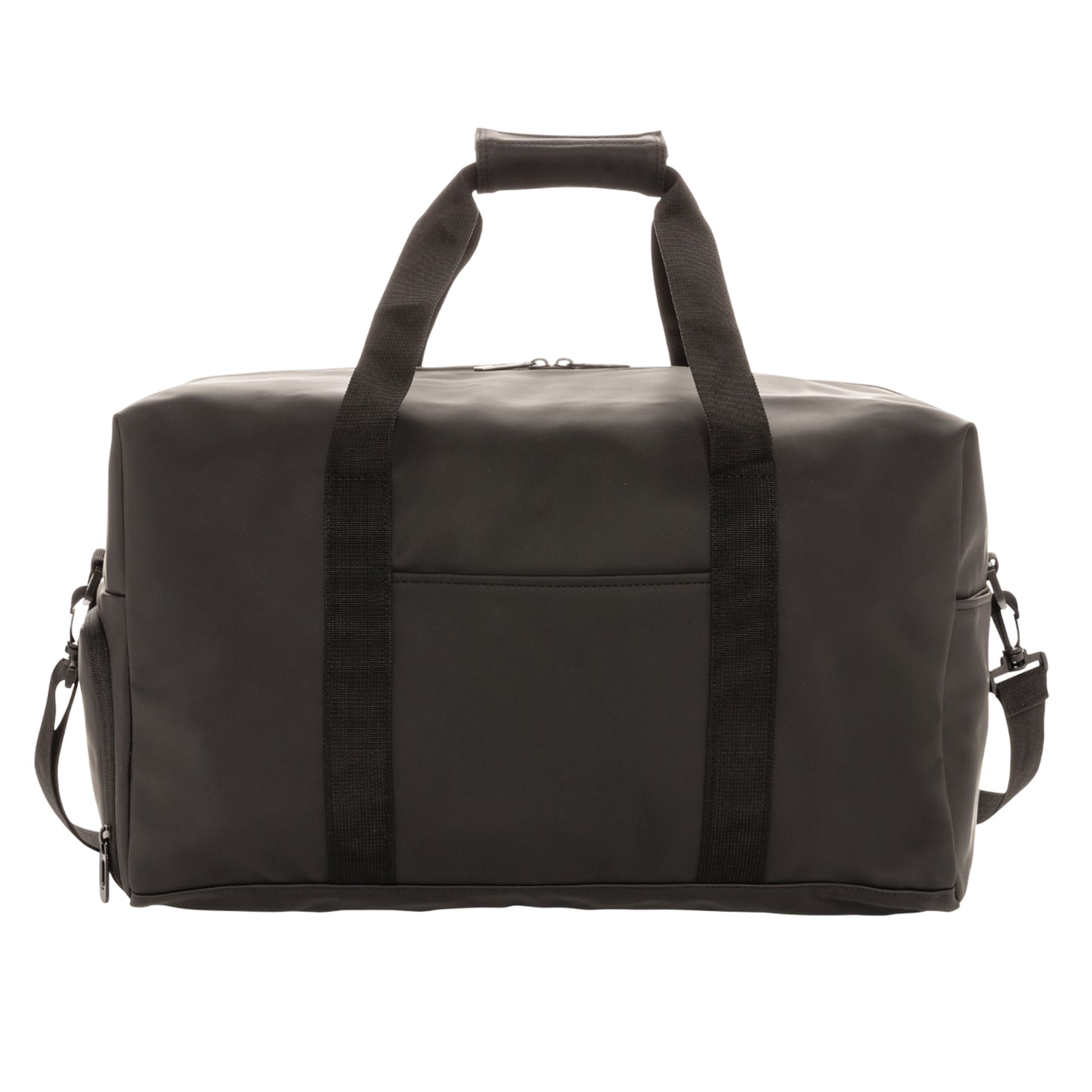 Black - Front - XD Collection PU Duffle Bag