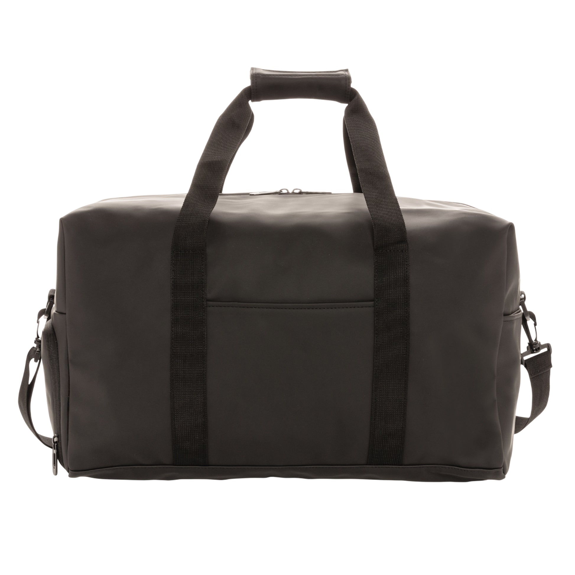 Black - Front - XD Collection PU Duffle Bag