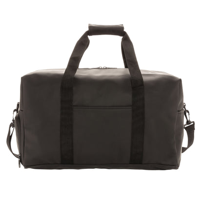 Black - Front - XD Collection PU Duffle Bag
