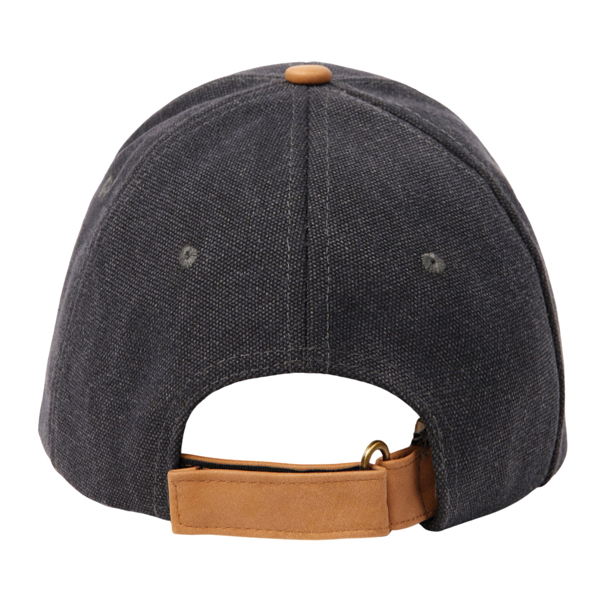 Black - Back - Vinga Canvas Aware Baseball Cap