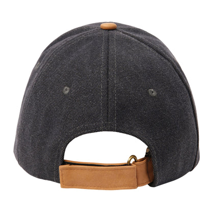 Black - Back - Vinga Canvas Aware Baseball Cap