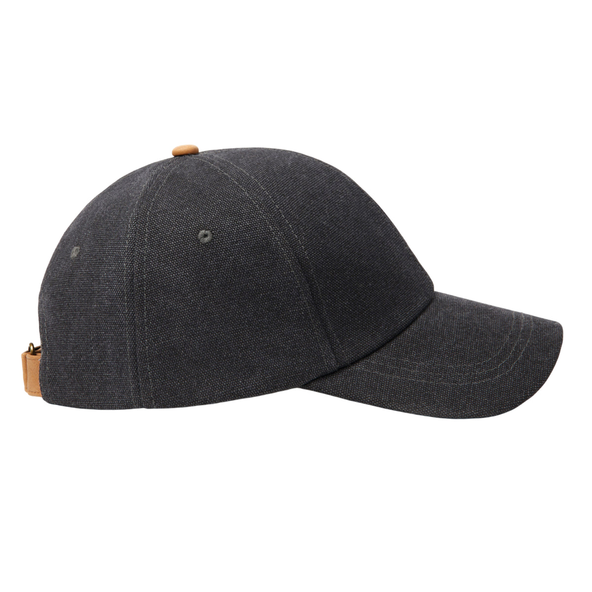 Black - Side - Vinga Canvas Aware Baseball Cap