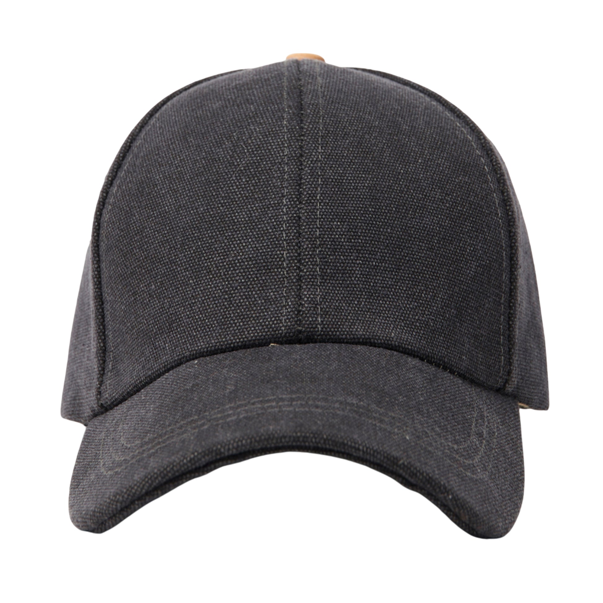 Black - Pack Shot - Vinga Canvas Aware Baseball Cap