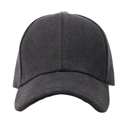 Black - Pack Shot - Vinga Canvas Aware Baseball Cap