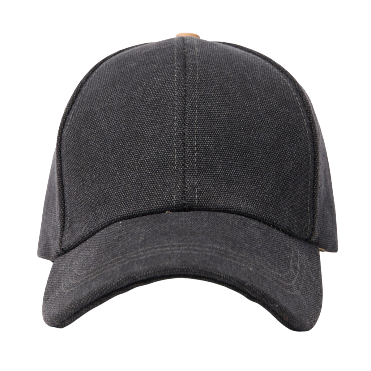Black - Pack Shot - Vinga Canvas Aware Baseball Cap