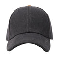 Black - Pack Shot - Vinga Canvas Aware Baseball Cap
