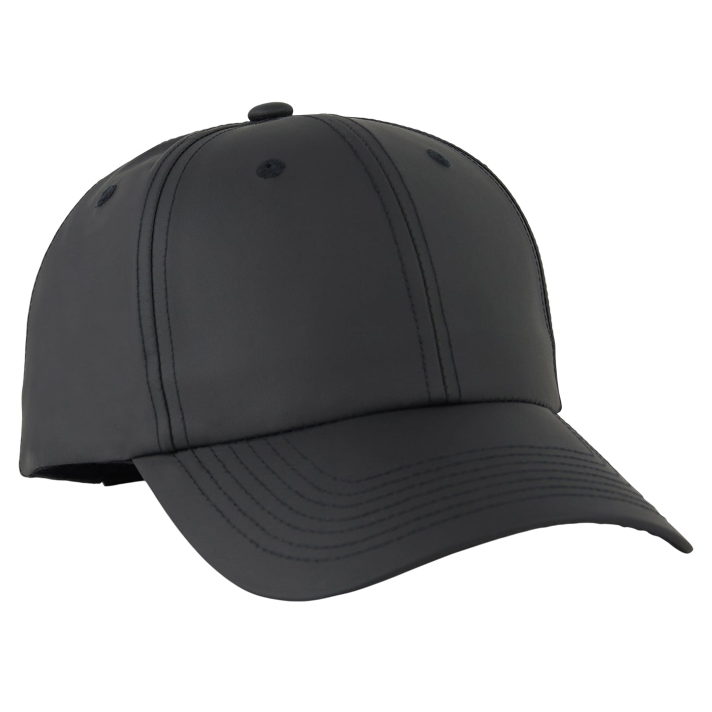 Black - Front - Vinga Baltimore Recycled Aware Baseball Cap