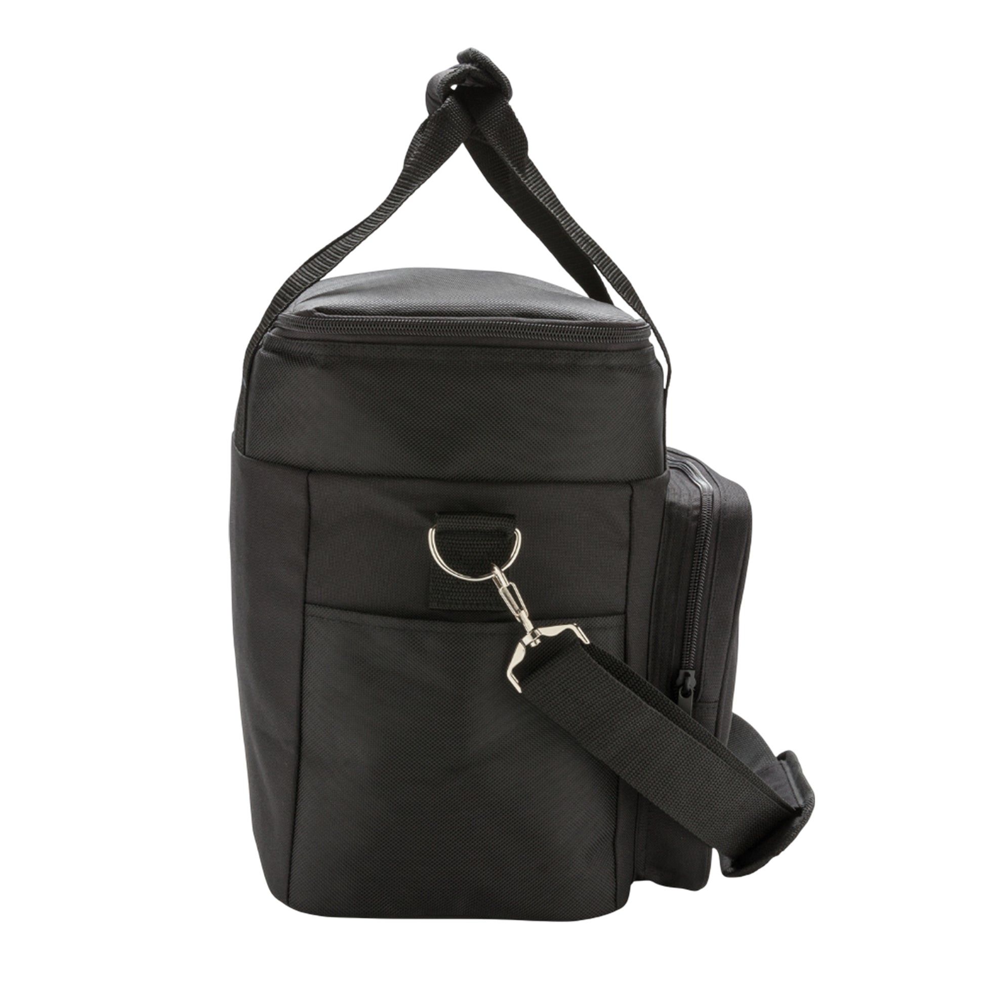 Black - Side - Swiss Peak 16L Cooler Bag