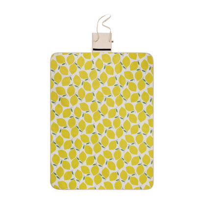 Yellow - Side - Vinga Arwe Lemon Picnic Blanket
