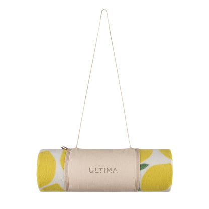 Yellow - Front - Vinga Arwe Lemon Picnic Blanket