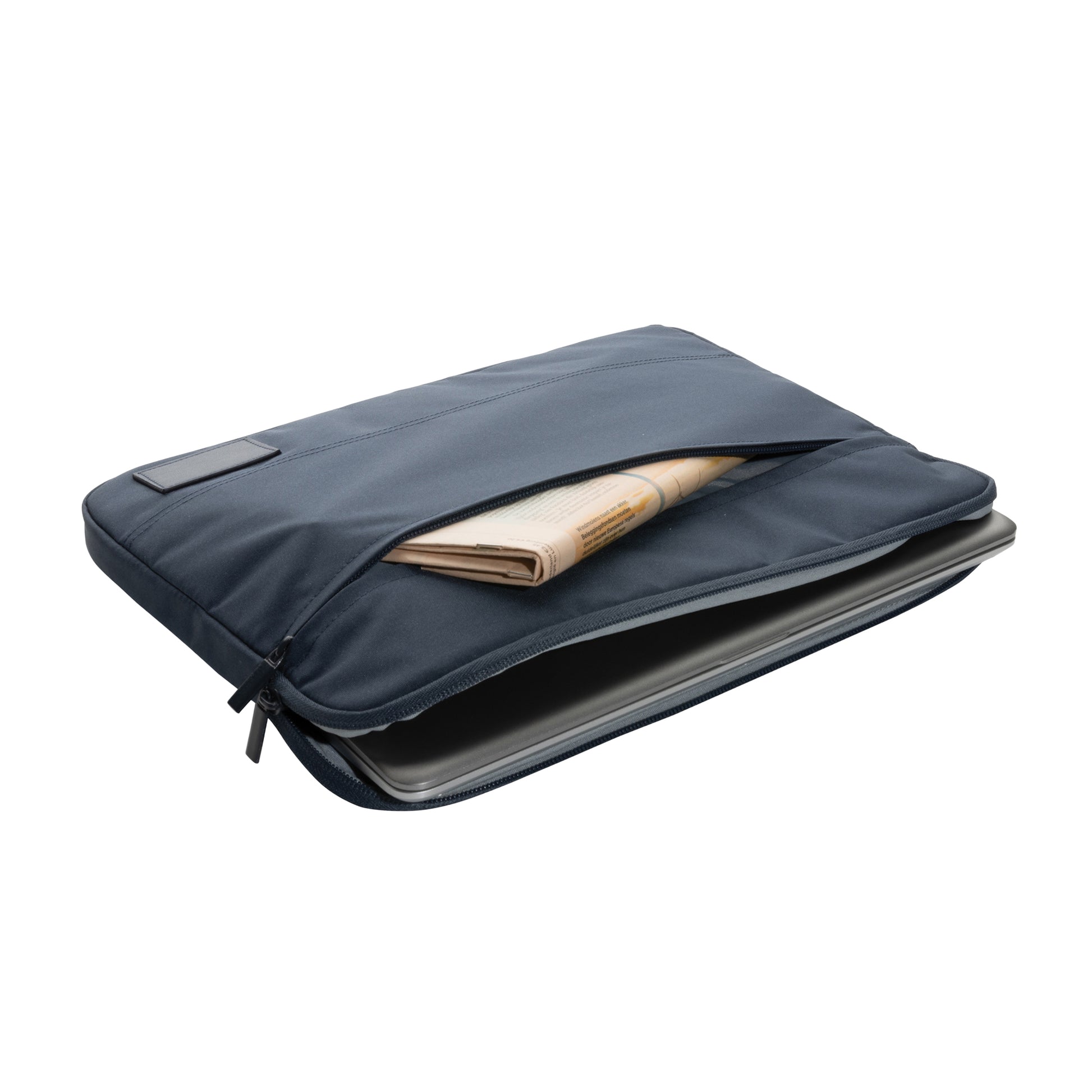 Navy - Side - XD Collection Impact Aware Laptop Sleeve