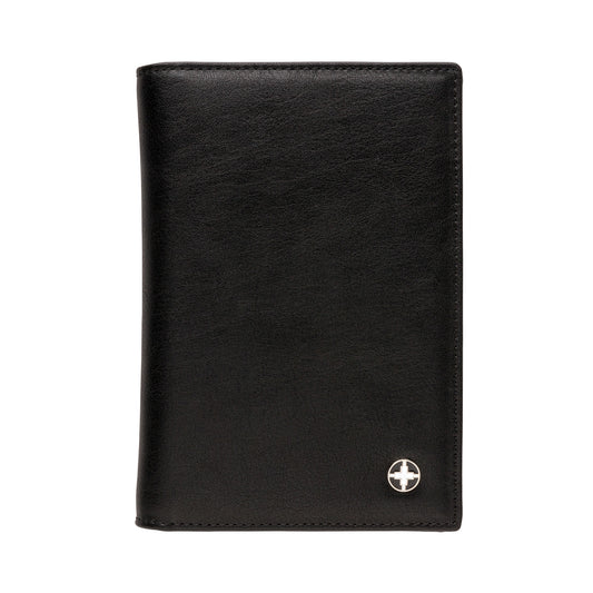Black - Front - Swiss Peak RFID Passport Cover