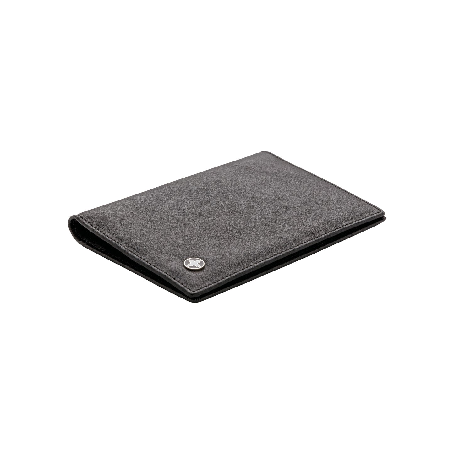 Black - Side - Swiss Peak RFID Passport Cover