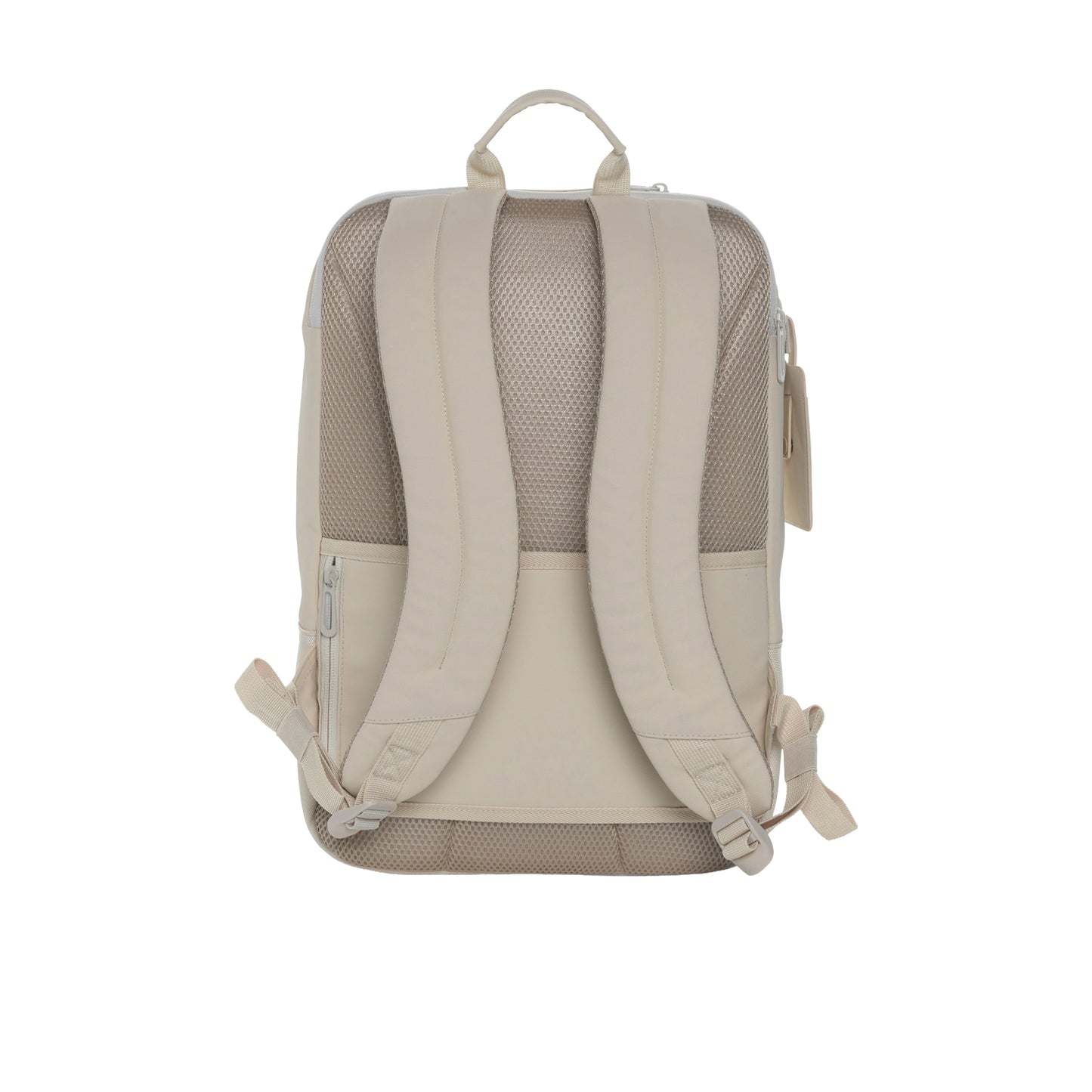 Beige - Back - XD Xclusive Armond RPET Aware Laptop Backpack