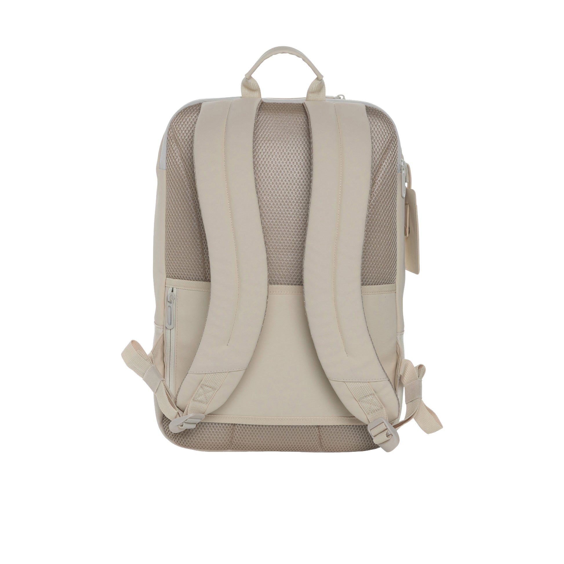 Beige - Back - XD Xclusive Armond RPET Aware Laptop Backpack