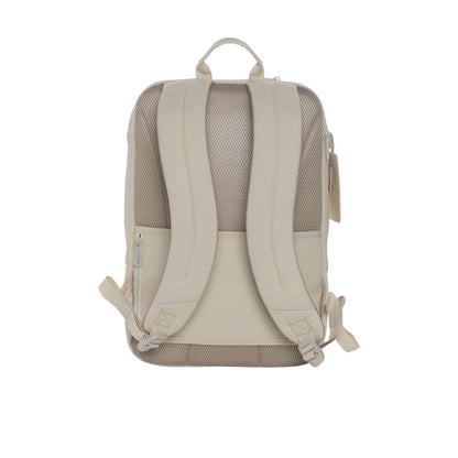 Beige - Back - XD Xclusive Armond RPET Aware Laptop Backpack