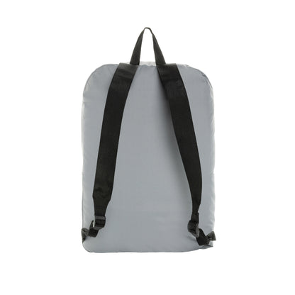 Grey - Back - XD Collection Dillon Foldable Aware Backpack
