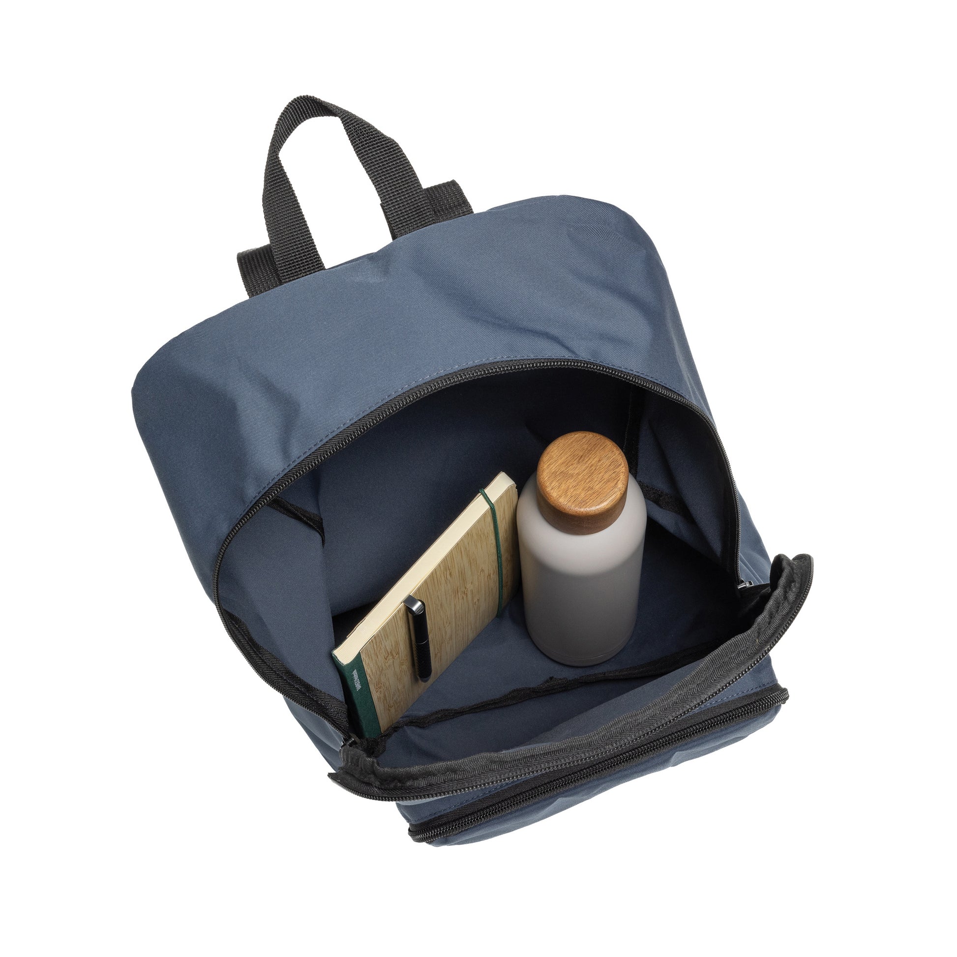 Navy - Pack Shot - XD Collection Dillon Foldable Aware Backpack