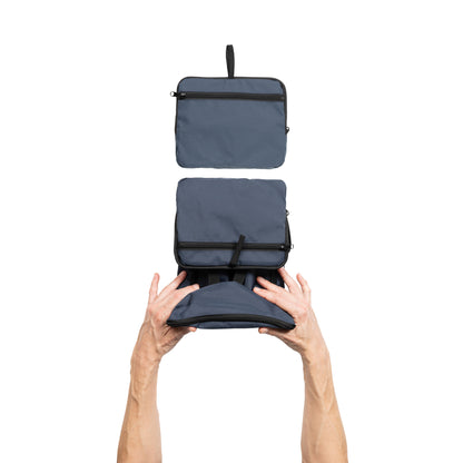 Navy - Close up - XD Collection Dillon Foldable Aware Backpack