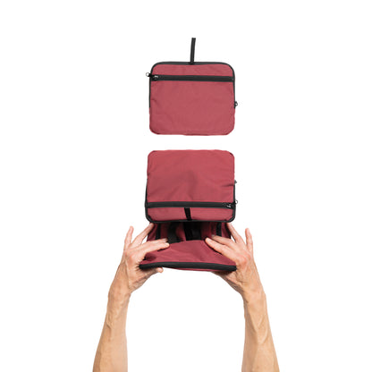 Red - Close up - XD Collection Dillon Foldable Aware Backpack