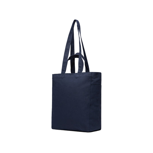 Navy - Front - Vinga Hilo Aware Recycled Canvas Zipped Tote Bag