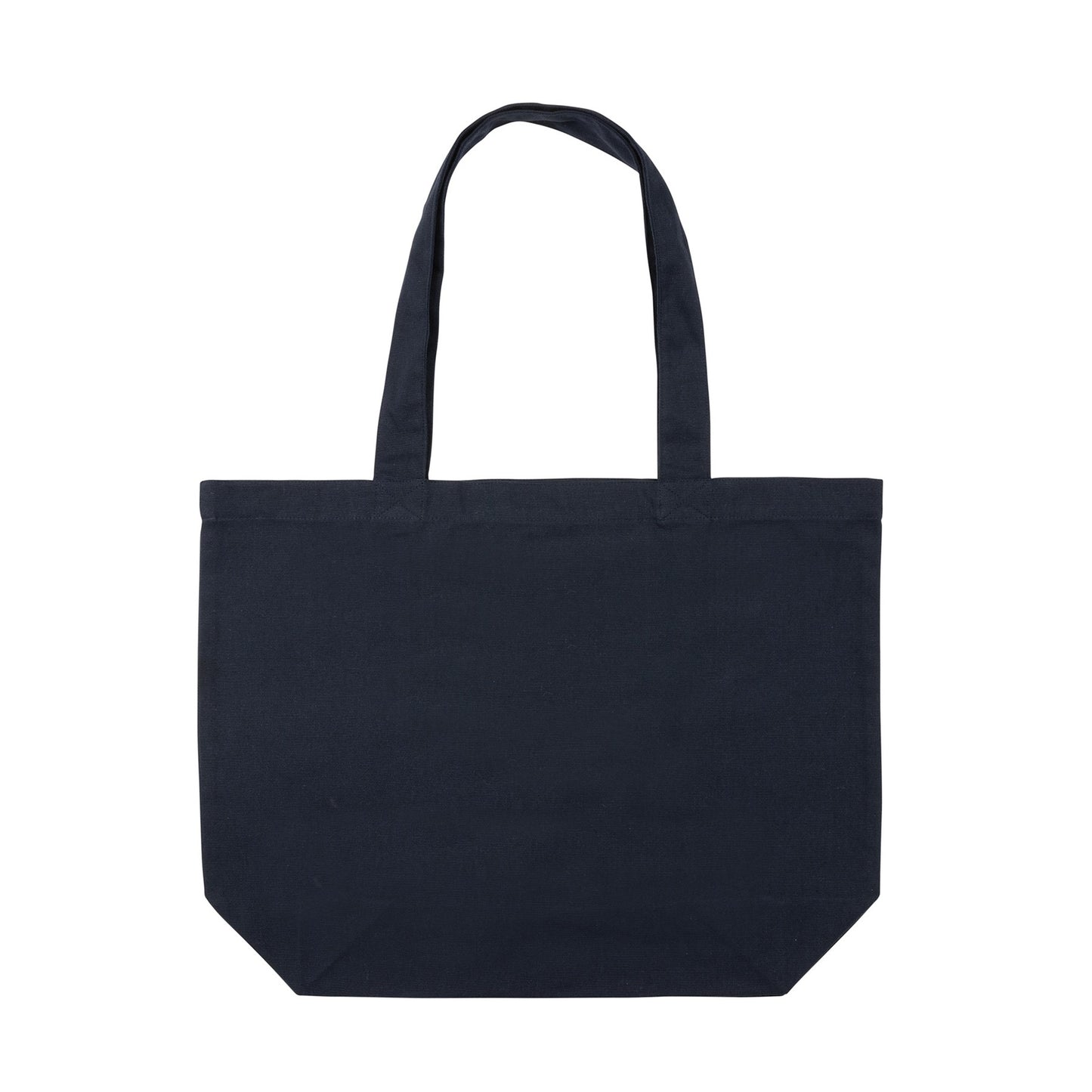 Navy - Front - XD Collection Recycled Canvas Undyed Tote Bag