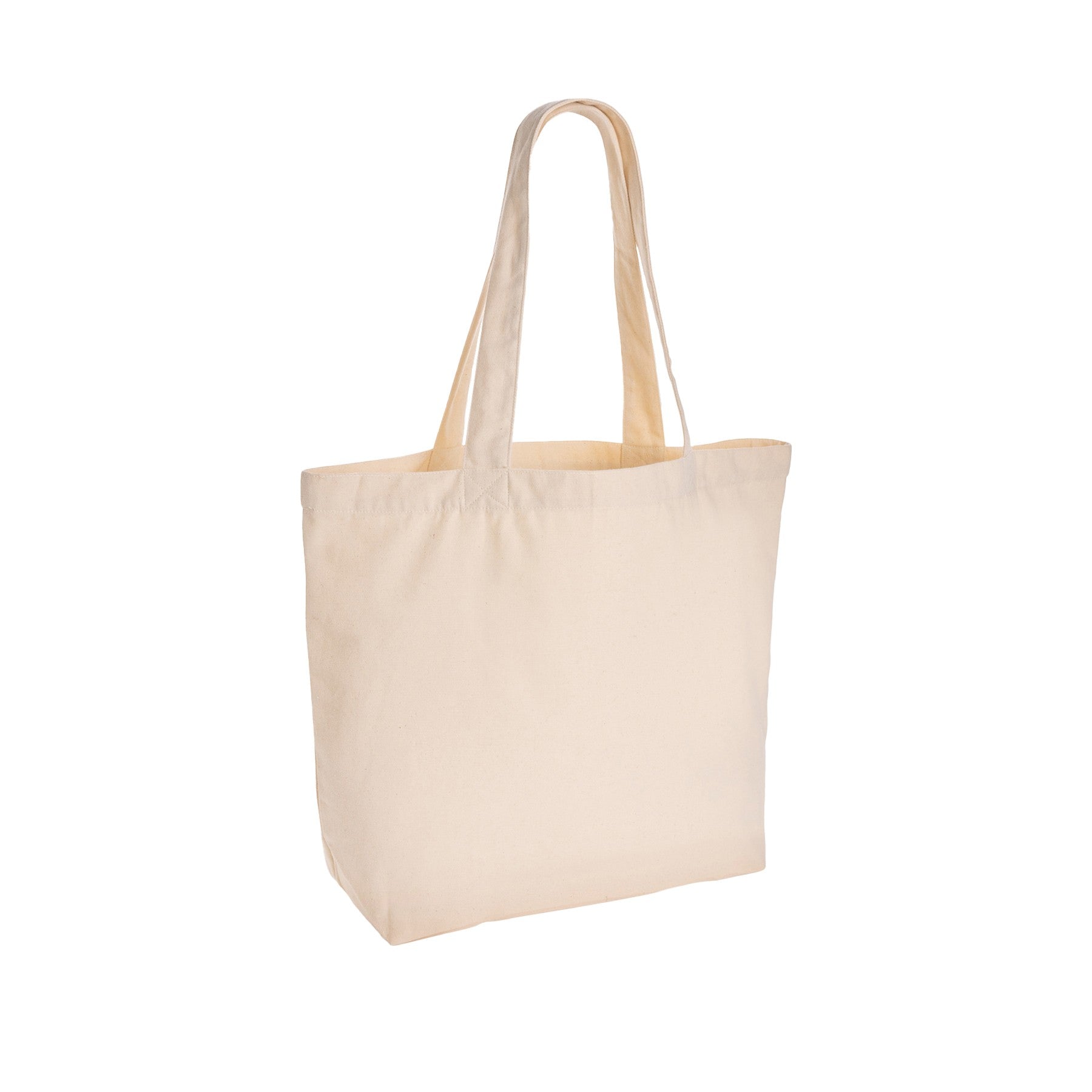 Off White - Back - XD Collection Recycled Canvas Undyed Tote Bag