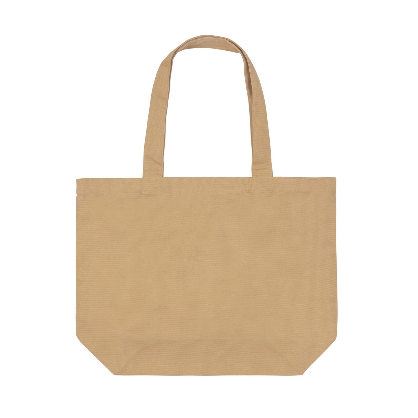 Brown - Front - XD Collection Recycled Canvas Undyed Tote Bag