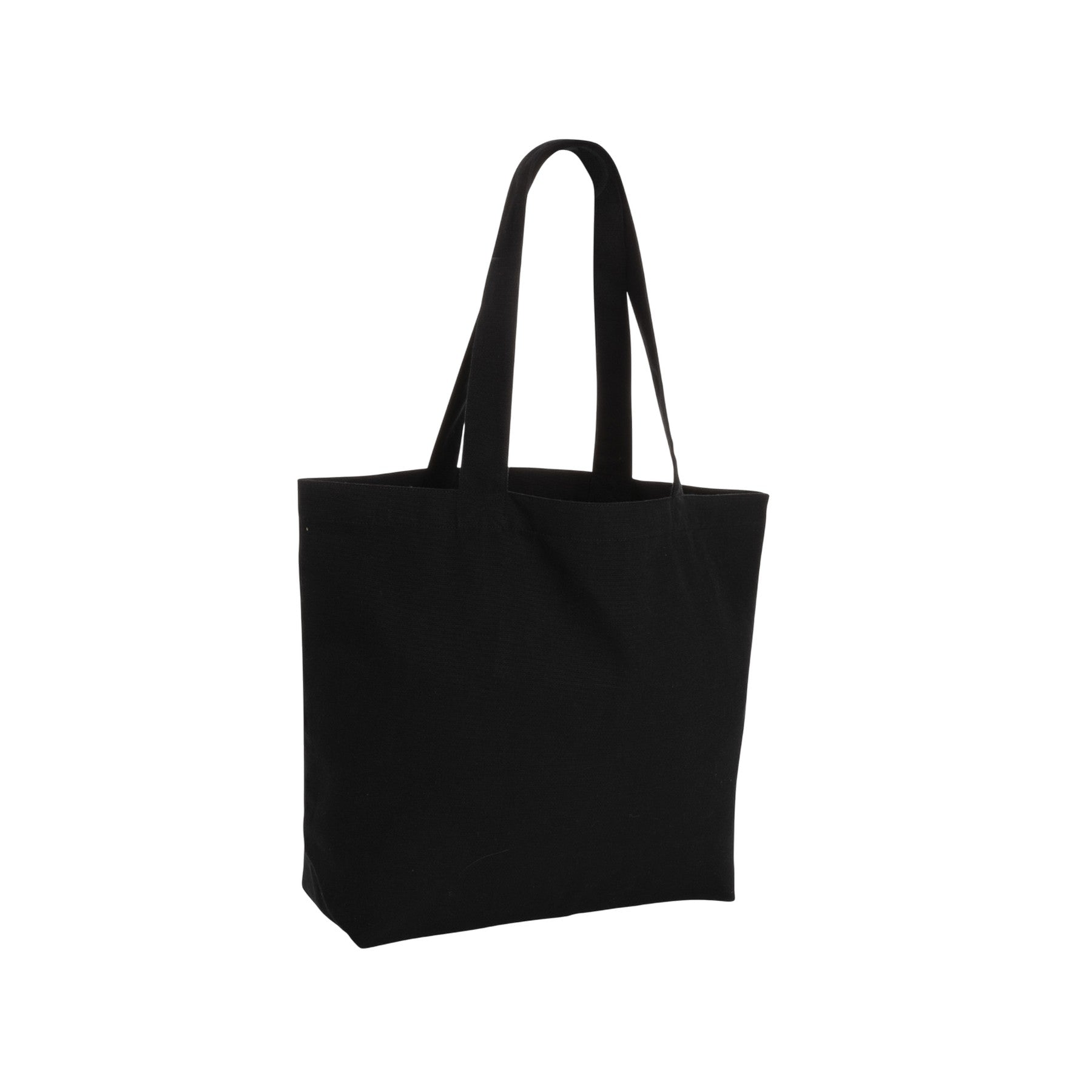 Black - Back - XD Collection Recycled Canvas Undyed Tote Bag